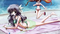 Sand Beaches anime girls bikini
