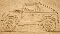 Sand cars Engines Land Rover Off-Road digital art Land Rover 