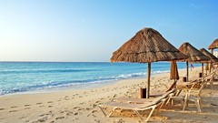 Sand chairs Umbrellas Beaches