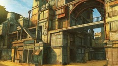 Sand clouds buildings cities streets artwork digital art