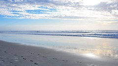 Sand clouds sky ocean coast azure Beaches waves
