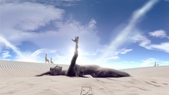 Sand dunes skies fantasy art