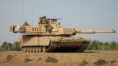 Sand fire War Guns track dust fight Australia armor Armored 