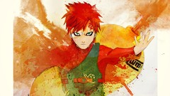 Sand Gaara redheads naruto shippuden frames artwork Kazekage 