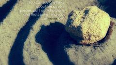 Sand Garden stones Zen