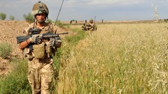 Sand grass War Guns England dust fight soldiers Britain United 