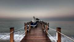 Sand gray ocean Bridges