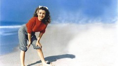 Sand icon Marilyn Monroe Actress barefoot brunettes Norma Jean 