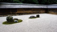Sand Japan Garden rocks forests
