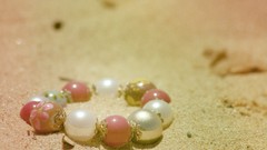 Sand Jewelry bracelets depth of field