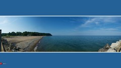 Sand lakes panorama lake