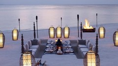 Sand light waiting romantic lanterns