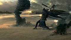 Sand Men Guns steampunk ammunition science fiction deserts capes