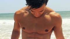 Sand Men muscle Beaches Gay abs pecs