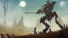 Sand Mountains Cowboys mecha deserts