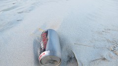 Sand nature Beaches coke soda cans coke zero