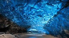 Sand nature rock water blue cave