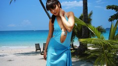 Sand ocean woman faces Beaches vanessa hudgens piercings models 