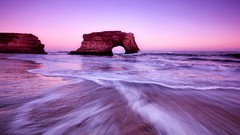 Sand Sea nature bay rocks