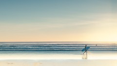 Sand Sea nature ocean Beaches waves surfers