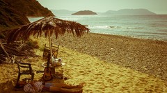 Sand sun Men Beaches guitars