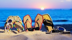 Sand sun Shoes Beaches sunglasses