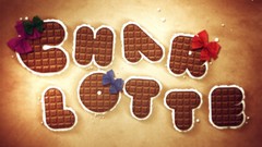 Sand Textures dark text white light woman letters chocolate 