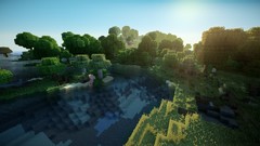 Sand Trees grass water minecraft pigs forests reality