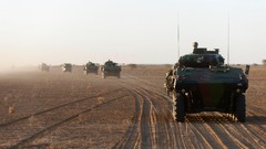 Sand War Army French military vehicles tanks NATO convoy apc 