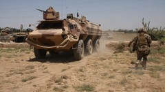 Sand War dust Army germany wheels soldiers military vehicles 