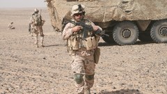 Sand War Guns children dust fight ambush soldiers Estonia 