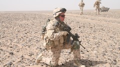 Sand War Guns dust fight ambush soldiers Estonia military 