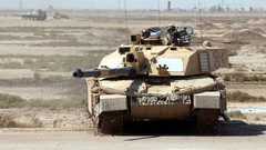 Sand War Guns England dust Army Scotland fight Challenger 