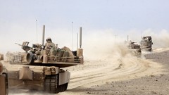 Sand War Guns track dust Army fight armor military Armored 