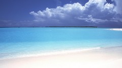 Sand water clouds ocean Beaches