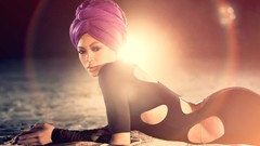 Sand woman Beyonce Knowles black people