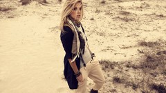 Sand woman dunes sand dunes