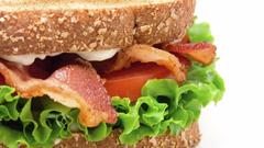 Sandwiches food bacon