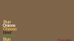 Sandwiches text Typography Helvetica