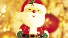 Santa claus figurines Christmas