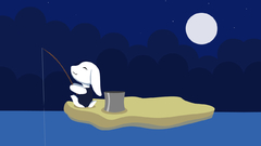 Santa fishing Manga Anime