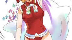 Santa outfit hentai boobs