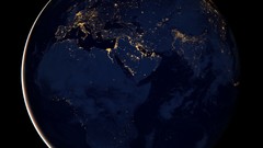 Satellite Earth outer space nights