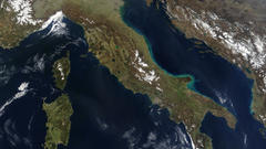 Satellite Maps Italy