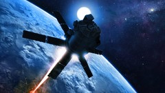 Satellite outer space fantasy art