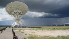 Satellite storm satellite dish