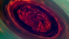 Saturn hurricane planets outer space