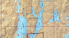 Sawbill Lake Map high