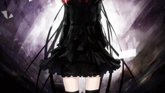 Scarfs pink hair anime girls guilty crown yuzuriha inori