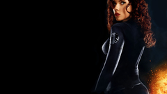 Scarlett Johansson Actress Black